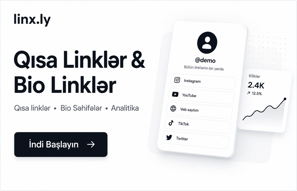 linx.ly — qısa link və bio link platforması