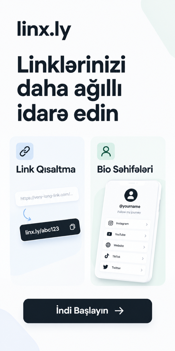 linx.ly — qısa link və bio link platforması