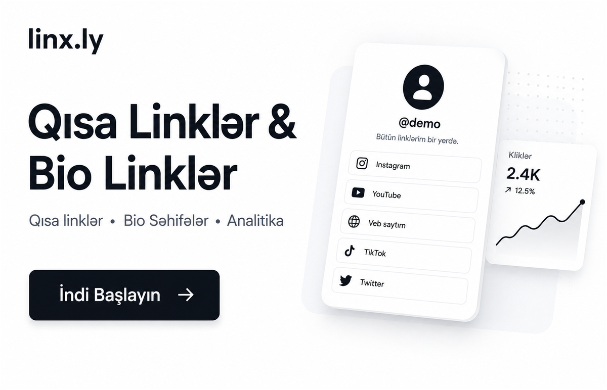 linx.ly — qısa link və bio link platforması